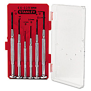 Stanley Tools 6-Piece Jeweler's Screwdriver Set (66039)