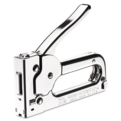 Arrow TackerAll Junior Staple Gun, Chrome (JT21CM)