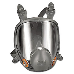 3M Full Facepiece Respirator 6000 Series, Reusable, Medium (6800)