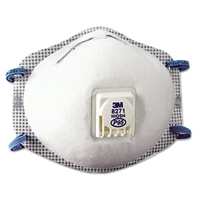 3M Particulate Respirator 8271, P95, 10/Box