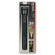 Maglite LED Flashlight, 3 D Batteries (Sold Separately), Black (ST3D016)