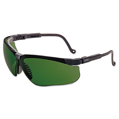 Honeywell Uvex Genesis Shooting Glasses, Black Frame, 3.0 ID Tint Lens (S3207)