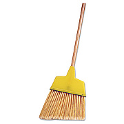 Weiler Angle Broom, 54" Handle, Yellow/Light Brown (44305)