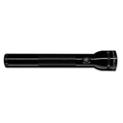 Maglite Standard Flashlight, 2 D Batteries (Sold Separately), Black (S2D016)