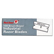 Red Devil Single Edge Scraper Razor Blades, 100 Box (3272)