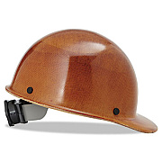MSA Skullgard Protective Hard Hats, Ratchet Suspension, Size 6 1/2 - 8, Natural Tan (475395)