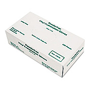 MCR Safety Disposable Vinyl Gloves, Powder-Free, Large, 5 mil Thick, White, 100/Box (5010L)