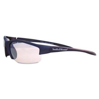 Smith & Wesson Equalizer Safety Glasses 3016306, Gunmetal Half Frame, Clear Dual Lens (21294)