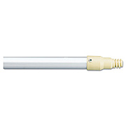 Rubbermaid Commercial Aluminum Threaded Plastic-Tip Broom/Sweep Handle, 1 dia x 57, Gray (6355GRA)