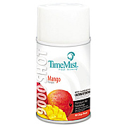 TimeMist 9000 Shot Metered Air Fresheners Refill, Mango, 7.5 oz Aerosol Spray, 4/Carton (1042657)