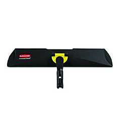 Rubbermaid Commercial HYGEN HYGEN Quick Connect Single-Sided Frame, 18w x 3 3/8d, Plastic, Black (Q559BLA)