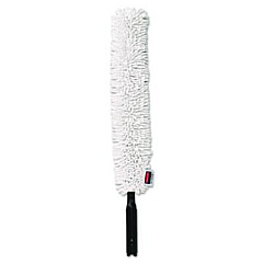 Rubbermaid Commercial HYGEN HYGEN Quick-Connect Flexible Dusting Wand, 28.38" Handle (Q852WHI)