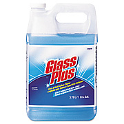 Glass Plus Glass Cleaner, Floral, 1gal Bottle, 4/Carton (94379)