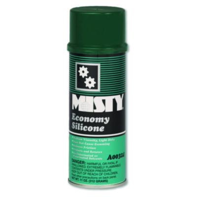 Misty Economy Silicone Spray Lubricant, 11 oz Aerosol Can, 12/Carton (1002077)
