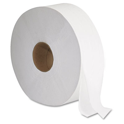 GEN JRT Jumbo Bath Tissue, Septic Safe, 2-Ply, 3.3" x 1,375 ft, White, 6 Rolls/Carton (1513)