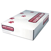 Jaguar Plastics INDUSTRIAL STRENGTH LOW-DENSITY COMMERCIAL CAN LINERS, 60 GAL, 1.1 MIL, 38" X 58", GRAY, 100/CARTON (JAG3858GREY)