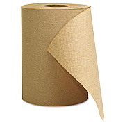 GEN Hardwound Roll Towels, Natural, 8" x 350ft, 12 Rolls/Carton (GEN1805)