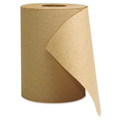GEN Hardwound Roll Towels, Natural, 8" x 350ft, 12 Rolls/Carton (GEN1805)