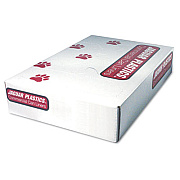 Jaguar Plastics Industrial Strength Low-Density Commercial Can Liners, 45 gal, 1.1 mil, 40" x 46", Gray, 100/Carton (JAG4046GREY)