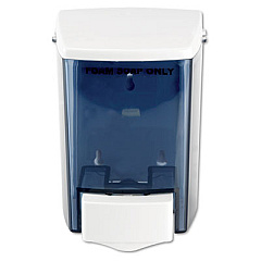 Impact Encore Foam-eeze Bulk Foam Soap Dispenser, See Thru, 900 mL, 4.5 x 4 x 6.25, White (9335)