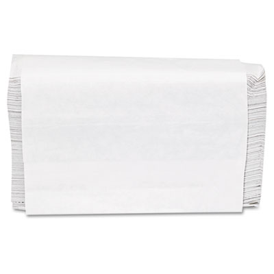 GEN Folded Paper Towels, Multifold, 9 x 9.45, White, 250 Towels/Pack, 16 Packs/Carton (1509)