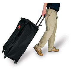 Rubbermaid Commercial MOBILE FABRIC CLEANING CART BAG, 30 GAL, 18.5" X 35", BLACK (6174BLA)