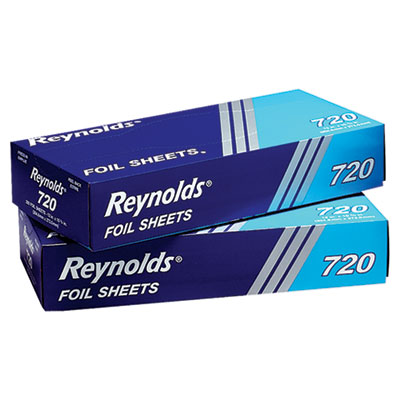 Reynolds Wrap Pop-Up Interfolded Aluminum Foil Sheets, 10.75 x 12, 200/Box, 12 Boxes/Carton (720)