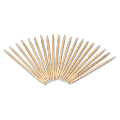 AmerCareRoyal Round Wood Toothpicks, 2.5", Natural, 800/Box, 24 Boxes/Case, 5 Cases/Carton (R820)