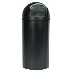 Rubbermaid Commercial Marshal Classic Container, 15 gal, Plastic, Brown (816088BRO)