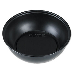 SOLO Polystyrene Portion Cups, 5.5 oz, Plastic, Black, 250/Bag, 10 Bags/Carton (DSS50001)