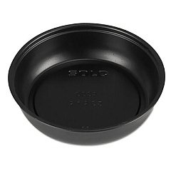 Dart Polystyrene Souffl Portion Cups, 3.5 oz, Black, 250/Bag, 10 Bags/Carton (DSS3)