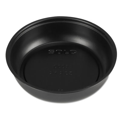 Dart Polystyrene Souffl Portion Cups, 3.5 oz, Black, 250/Bag, 10 Bags/Carton (DSS3)