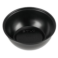 SOLO Polystyrene Portion Cups, 2.5 oz, Plastic, Black, 250/Bag, 10 Bags/Carton (DSS2)