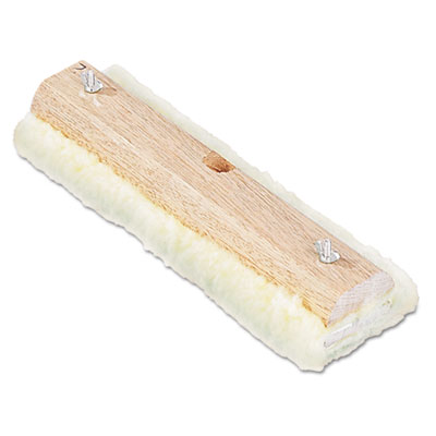 Boardwalk Mop Head, Finish Applicator, Lambswool, 14-Inch, White (BWK4414)