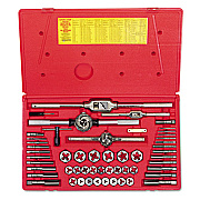 IRWIN HANSON TAP AND DIE SET, STEEL, 53 PIECES (26394)