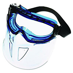 KleenGuard V90 Series Face Shield, Blue Frame, Clear Lens (18629)