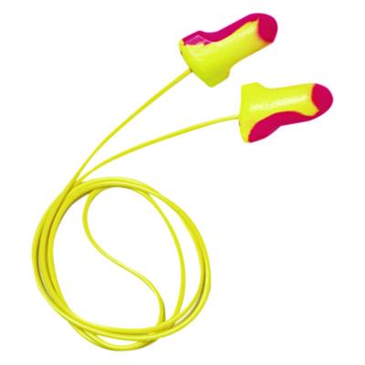 Howard Leight by Honeywell LL-30 Laser Lite Single-Use Earplugs, Corded, 32NRR, Magenta/Yellow, 100 Pairs
