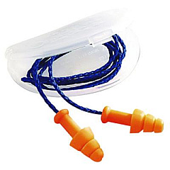 Howard Leight by Honeywell SmartFit Multiple-Use Earplugs, Corded, 25NRR, Orange, 100 Pairs (SMF30)