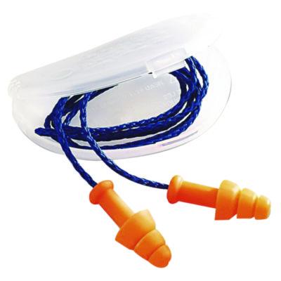Howard Leight by Honeywell SmartFit Multiple-Use Earplugs, Corded, 25NRR, Orange, 100 Pairs (SMF30)