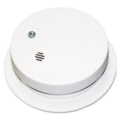 Kidde Battery-Operated Smoke Alarm Unit, 9V, 85db Alarm, 3 7/8" dia (0914E)