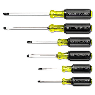 Klein Tools 6-Piece Screwdriver Set, Cushion-Grip (85074)