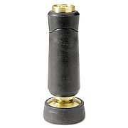 Gilmour Straight Twist Nozzle, Brass/rubber, Black (528)