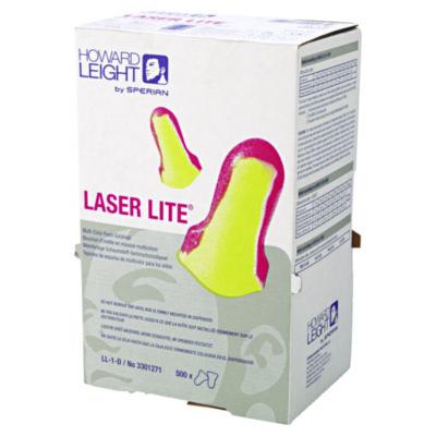 Howard Leight by Honeywell LL-1 D Laser Lite Single-Use Earplugs, Cordless, 32NRR, MA/YW, LS500, 500 Pairs