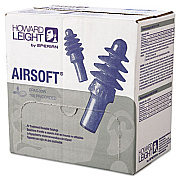 Howard Leight by Honeywell DPAS-30W AirSoft Multiple-Use Earplugs, 27NRR, White Nylon Cord, BE, 100 Pairs
