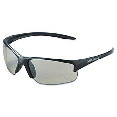 Smith & Wesson Equalizer Safety Eyewear, Gunmetal Half Frame, Clear Dual I/O Lens (21298)