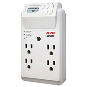 APC SurgeArrest Surge Protector, 4 Outlets, 1020 Joules, White (P4GC)