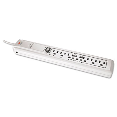 APC SurgeArrest Surge Protector, 7 Outlets, 4 ft Cord, 1020 Joules, White (P7GB)