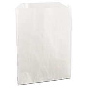 Bagcraft Grease-Resistant Single-Serve Bags, 6" x 0.75" x 7.25", White, 2,000 Bags/Carton (450019)