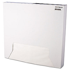 Bagcraft Grease-Resistant Paper Wraps and Liners, 15 x 16, White, 1,000/Box,  3 Boxes/Carton (057015)