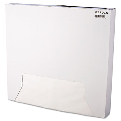 Bagcraft Grease-Resistant Paper Wraps and Liners, 15 x 16, White, 1,000/Box,  3 Boxes/Carton (057015)